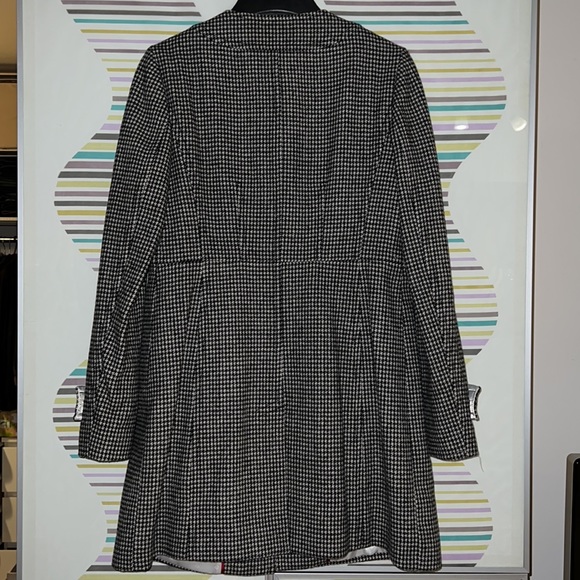 BR wool houndstooth coat - Picture 3 of 10